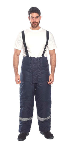 Cold-Store Saloppettes Refridgeration Freezer Trousers Pants Work Protection, 5XL Navy