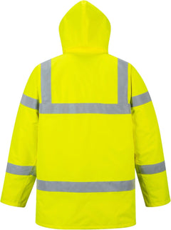 US460 Hi-Vis Waterproof Rain Traffic Jacket Yellow, 6X-Large