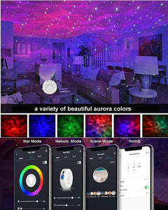 Galaxy Projector for Bedroom, Star Projector,Smart APP & Voice Control Galaxy Lamp, Compatible with Alexa & Google Home, for Kids Adults Bedroom,Room Decor,Game Room,Party