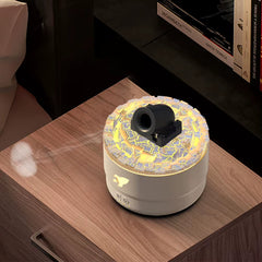 Volcanic Crack Light Cannons Humidifier Essential Oil Diffuser with Timer Cannon Blast Aroma Humidifier Aromatherapy Diffuser