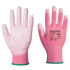 A120 Work Gloves PU Palm Dipped Abrasion and Tear Resistant White, Xx-Small-KarWorkwear