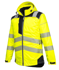 PW3 Hi-Vis Winter Jacket Work Safety Protective Reflective Waterproof Coat ANSI 3, XXL
