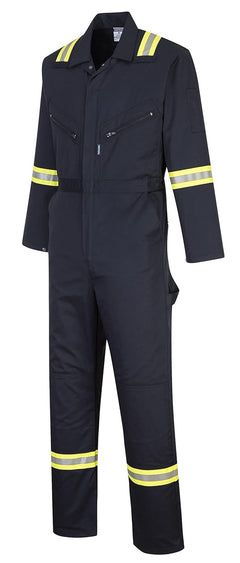 F128 Iona Xtra Reflective Coverall Navy, Xx-Large