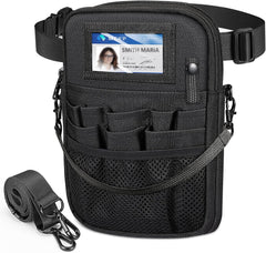 Nurse Fanny Pack with Tape Holder,  Multi Compartment Medical Gear Pocket Belt Bag Nursing Organizer Pouch | Utility Waist Pack for Stethoscopes, Bandage Scissors Other Medical Supplies, Purple