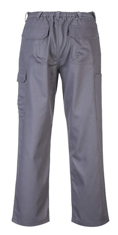 BZ31 Mens Safety Cargo Pants in Flame Resistant Bizweld ASTM NFPA, Gray, 6XLR