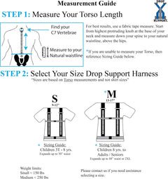 Harness - Aiding in Patient Fall Prevention & Balance & Stability. for Epilepsy, Parkinson'S, Elderly Care and More. Beneficial for Pt/Ot'S. Increasing Patient Safety over Gait Belts.