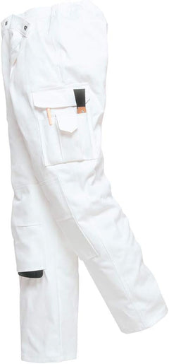 Painters Trousers Work Pants Protection Protect Overall Decorator Paint, Small White