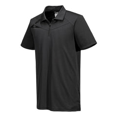 DX410 Men'S DX4 Polo Shirt - Short Sleeve Slim Fit Design All Black, Small