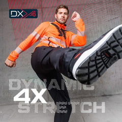 DX463 Men'S DX4 Waterproof Rain Jacket Hooded with Pockets