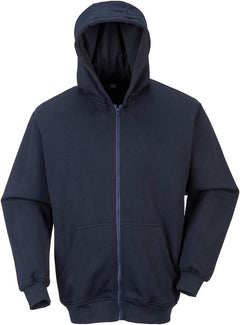 Hi-Vis 2-Tone Zipped Hoodie Visibility Reflective Safety Work Sweatshirt Jumperansi 3
