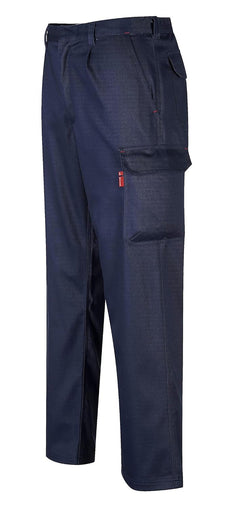 BZ31 Mens Safety Cargo Pants in Flame Resistant Bizweld ASTM NFPA, Navy, X Larger