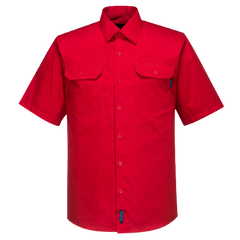 Portwest Hi-Vis Lightweight Short Sleeve Shirt Breathable Polo Shirt Work MS302-KarWorkwear