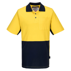 Portwest Short Sleeve Cotton Pique Polo Breathable Cottong Shirt MD618-KarWorkwear