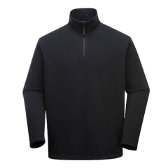 Portwest Mens Staffa Microfleece Pullover Jumper 1/4 Zip Warm Long Sleeve F180-KarWorkwear