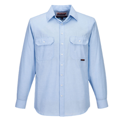 Portwest Sydney Shirt, Long Sleeve, Light Weight Poly Cotton Button Shirt MS868-KarWorkwear