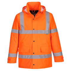Portwest Hi-Vis Traffic Jacket 2 Tone Reflective Tape Work Safety S460-KarWorkwear
