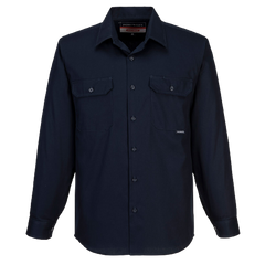 Portwest Adelaide Shirt, Long Sleeve, Regular Weight Button Front Closure MS903-KarWorkwear