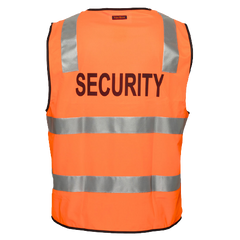 Portwest Security Zip Vest D/N 2 Tone Hi Vis Reflective Tape Work Safety MZ108-KarWorkwear