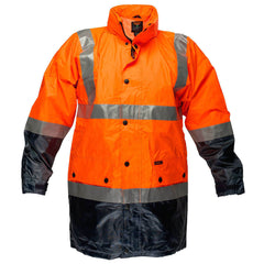 Portwest Mens Eyre Jacket Hi-Vis Day Or Night Lightweight Waterproof Work MJ306-KarWorkwear