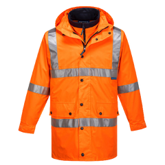 Portwest Argyle Full Day/Night 4-in-1 Jacket 2 Tone Reflective Work Safety MJ883-KarWorkwear