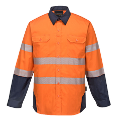 Portwest PW3 Shirt 2 Tone Lightweight Reflective Tape Work Safety PW372-KarWorkwear