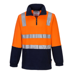 Portwest Cotton Brush Fleece Jumper with Tape Reflective Safety MF615-KarWorkwear