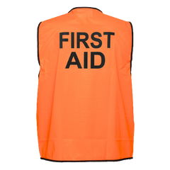 Portwest First Aid Hi-Vis Vest Class D Comfort Touch Tape Work Safety MV117-KarWorkwear