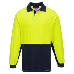 Portwest Long Sleeve Food Industry Cotton Comfort Polo Work Safety MF213-KarWorkwear