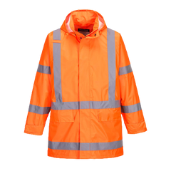 Portwest TTMC-W17 X-Back Rain Jacket 2 Tone Reflective Tape Work Safety TM610-KarWorkwear