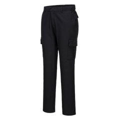 Portwest Stretch Cargo Combat Pants Slim Fit Reflective Trim Comfy Pant S231-KarWorkwear