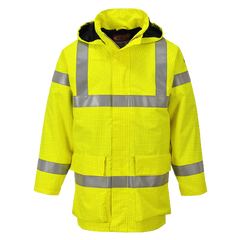 Portwest Mens Bizflame Rain Hi-Vis Multi Lite Jacket Flame Resistant Lining S774-KarWorkwear