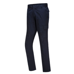 Portwest Stretch Cargo Combat Pants Slim Fit Reflective Trim Comfy Pant S231-KarWorkwear