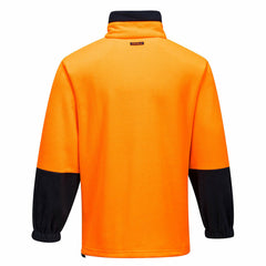 Portwest Mens Hi-Vis Polar Fleece Jumper Waist Draw String Work Comfy MF115-KarWorkwear