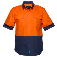 Portwest Hi-Vis Two Tone Regular Weight Short Sleeve Shirt Work Safety MS902-KarWorkwear