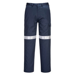 Portwest Mens Flame Resistant Cargo Pant Reflective Cotton Work Safety MW701-KarWorkwear