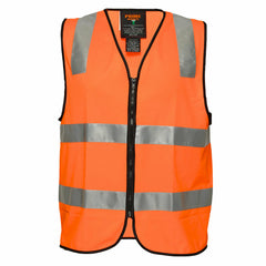 Portwest Staff Zip Vest D/N 2 Tone Hi Vis Reflective Tape Work Safety MZ107-KarWorkwear