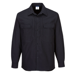 Portwest Utility Stretch Long Sleeve Shirt Breathability Casual Polo MS106-KarWorkwear