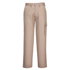 Portwest Cargo Pants Pre Shrunk Cotton Button Belt Adjustable Pant MP700-KarWorkwear