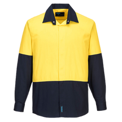 Portwest Food Industry Lightweight Cotton Shirt Reflective Work Safety MF150-KarWorkwear