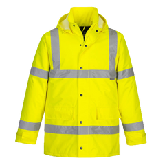 Portwest Hi-Vis Traffic Jacket 2 Tone Reflective Tape Work Safety S460-KarWorkwear