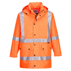 Portwest Max Rain Jacket with Cross Back Tape Reflective Work Safety MX306-KarWorkwear