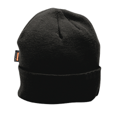 Portwest Knit Beanie Insulatex Lined Comfortable Acrylic Black Warm Cap B013-KarWorkwear