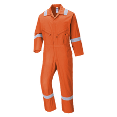 Portwest Iona Cotton Coverall Lightweight Reflective Taped Work Safety C814-KarWorkwear