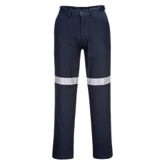 Portwest Straight Leg Pants with Tape Lightweight Reflective Tape MW705-KarWorkwear