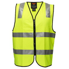 Portwest Staff Zip Vest D/N 2 Tone Hi Vis Reflective Tape Work Safety MZ107-KarWorkwear
