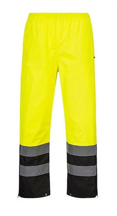 S587 Hi-Vis Rain Pants-Yellow/Black-Xxl-KarWorkwear
