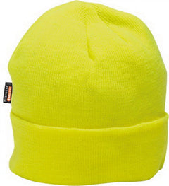 B013 Beanie Knit Hat Insulatex Lined Yellow-KarWorkwear