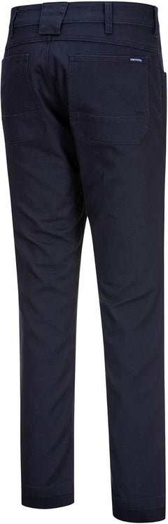 FR404 Men'S Flame Resistant Slim Fit Comfort FR Stretch Work Pants Navy, 30