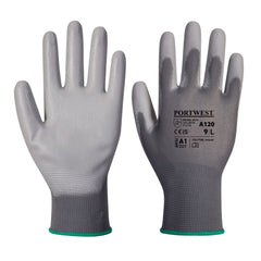 A120 Work Gloves PU Palm Dipped Abrasion and Tear Resistant Black, Xx-Large-KarWorkwear