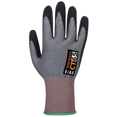 CT65 Cut Resistant D18 Nitrile Gray/Black, Large